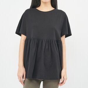 Zara Black Top Oversized Fit Small